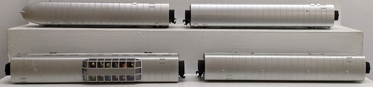 MTH 30-67773 O-27 New York Central 60' Streamline Passenger Car NYC Set (4) VG/Box