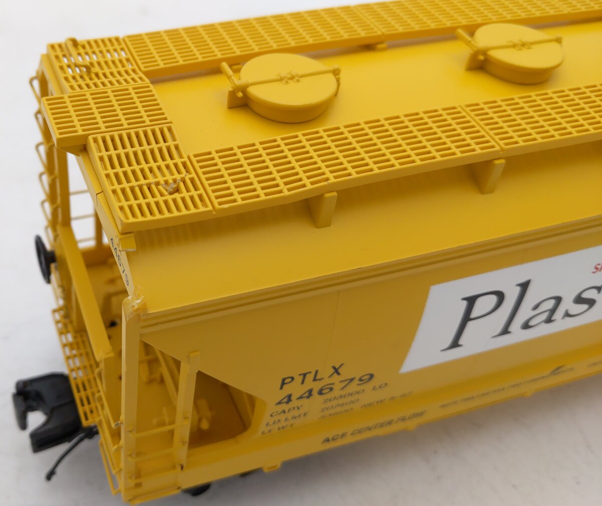MTH 20-97927 O Gauge Shell Plastics Premier 2-Bay Centerflow Hopper Car #44679 EX/Box