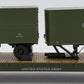 MTH 20-95330 O Gauge U.S. Army Flatcar w/ 2 PUP Trailers #1947 EX/Box