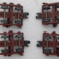 Lionel 6-84167 O Gauge Brown Logging Disconnects (Pack of 2) EX/Box