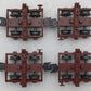 Lionel 6-84167 O Gauge Brown Logging Disconnects (Pack of 2) EX/Box