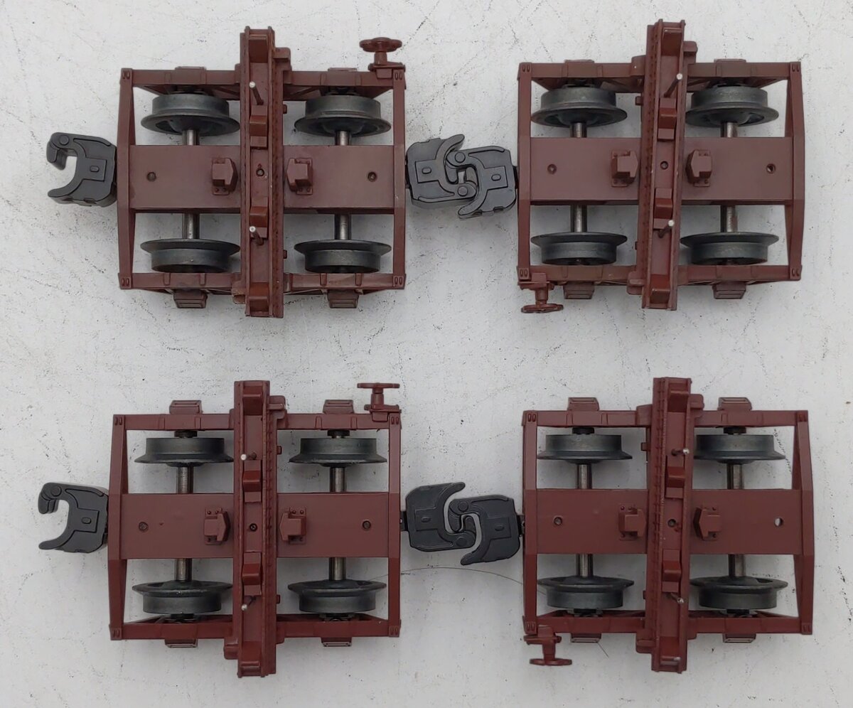 Lionel 6-84167 O Gauge Brown Logging Disconnects (Pack of 2) EX/Box