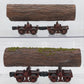 Lionel 6-84167 O Gauge Brown Logging Disconnects (Pack of 2) EX/Box