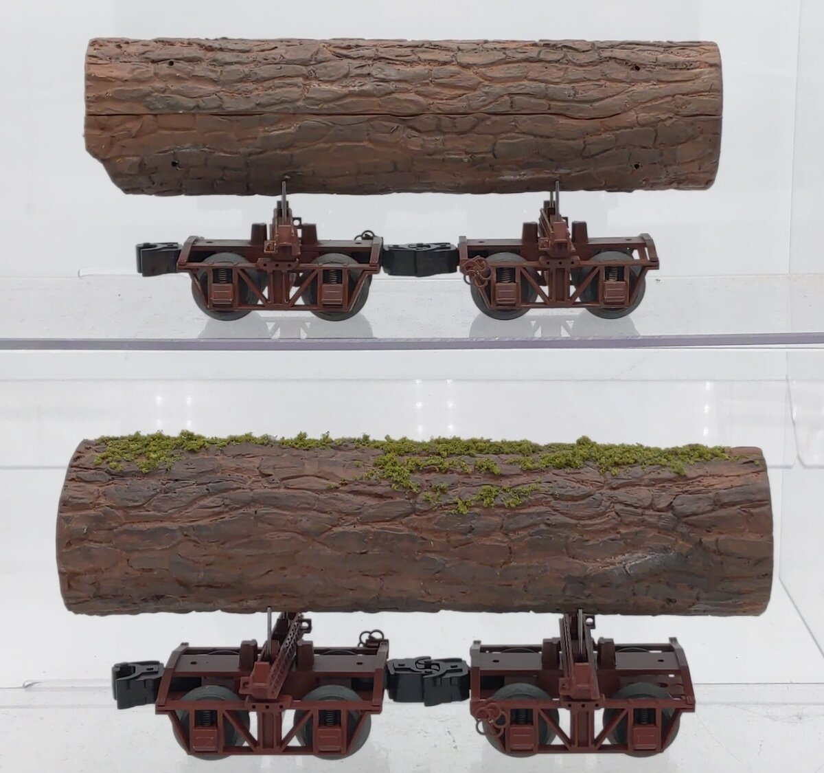 Lionel 6-84167 O Gauge Brown Logging Disconnects (Pack of 2) EX/Box