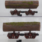 Lionel 6-84167 O Gauge Brown Logging Disconnects (Pack of 2) EX/Box