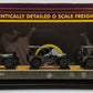 MTH 20-95425 O U.S. Army Flatcar w/ (3) Military Transport Vehicles #609460 LN/Box