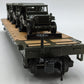 MTH 20-95425 O U.S. Army Flatcar w/(3) Military Transport Vehicles #609460