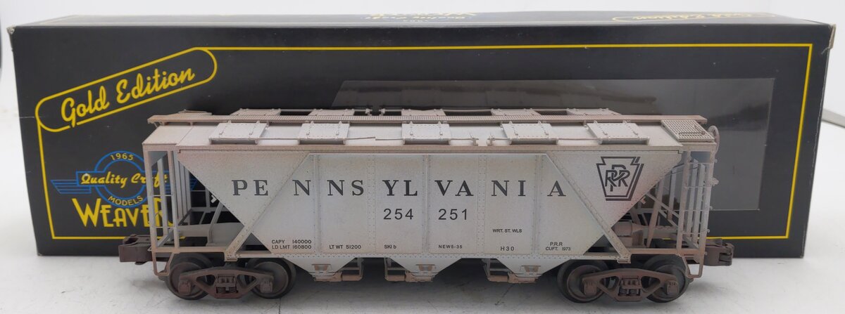 Weaver G24004 O Gauge Pennsylvania H30 Hopper Car #254251 (Custom)/Box