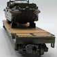 MTH 20-95400 O U.S. Army Premier Flatcar with GMC DUKW 353 #609300 VG/Box
