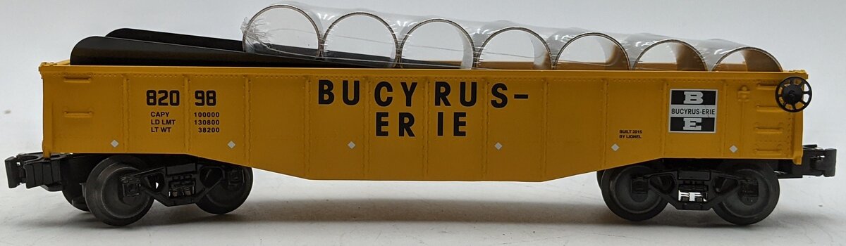 Lionel 6-82098 O Gauge Bucyrus Erie Culvert Gondola #82098 EX/Box