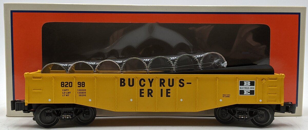 Lionel 6-82098 O Gauge Bucyrus Erie Culvert Gondola #82098 EX/Box