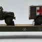 MTH 20-92149E O Gauge U.S Army Flat Car w/ Two Ambulances #609193 EX/Box