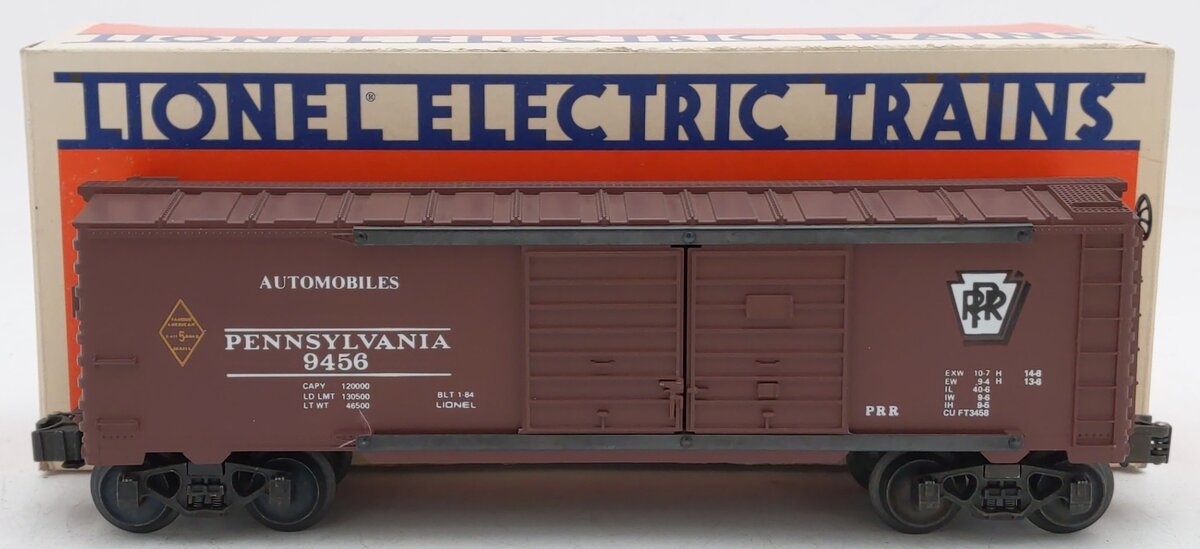 Lionel 6-9456 O Gauge Pennsylvania Railroad Double Door Boxcar #9456 EX/Box
