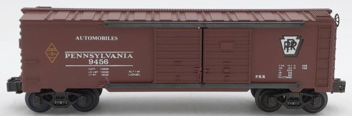 Lionel 6-9456 O Gauge Pennsylvania Railroad Double Door Boxcar #9456 EX/Box