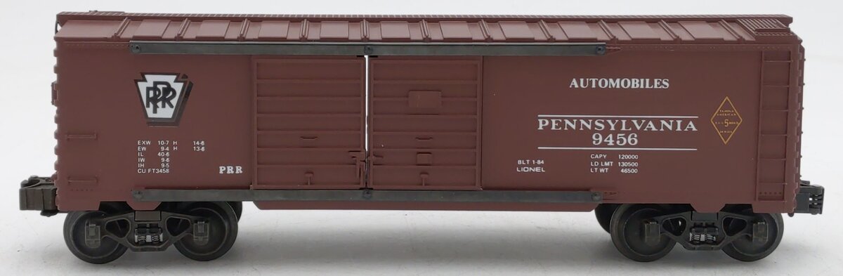Lionel 6-9456 O Gauge Pennsylvania Railroad Double Door Boxcar #9456 EX/Box