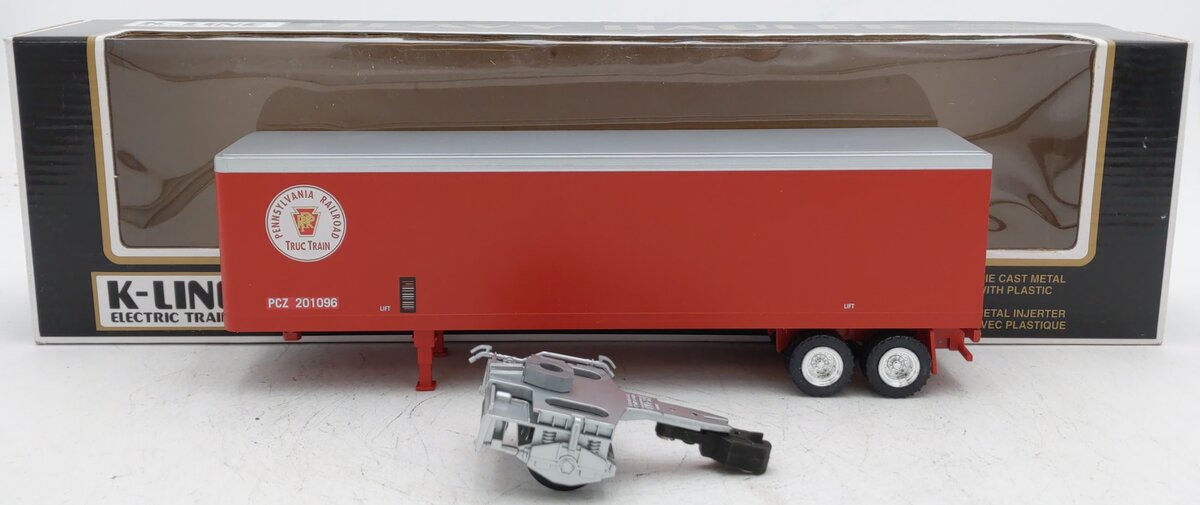 K-Line Heavy Hauler O Gauge PRR Pennsylvania Trailer #PCZ 201096 LN/Box