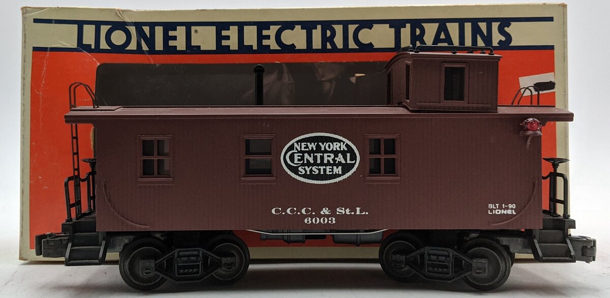 Lionel 6-17611 O Gauge New York Central Illuminated Woodside Caboose #6003/Box