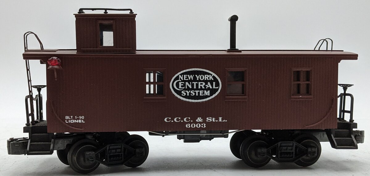 Lionel 6-17611 O Gauge New York Central Illuminated Woodside Caboose #6003/Box
