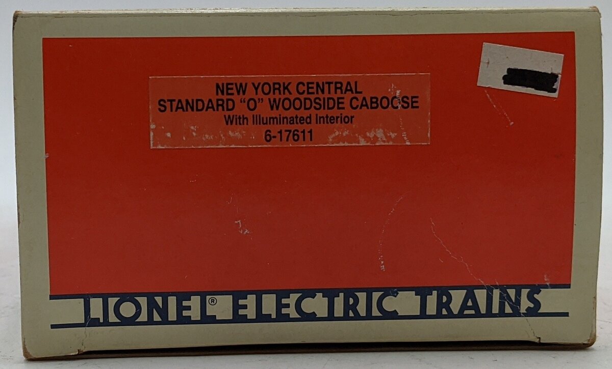 Lionel 6-17611 O Gauge New York Central Illuminated Woodside Caboose #6003/Box