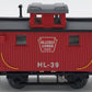 MTH 2091450 O Gauge Hillcrest Lumber Company Bobber Caboose #39 EX/Box