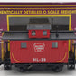 MTH 2091450 O Gauge Hillcrest Lumber Company Bobber Caboose #39 EX/Box