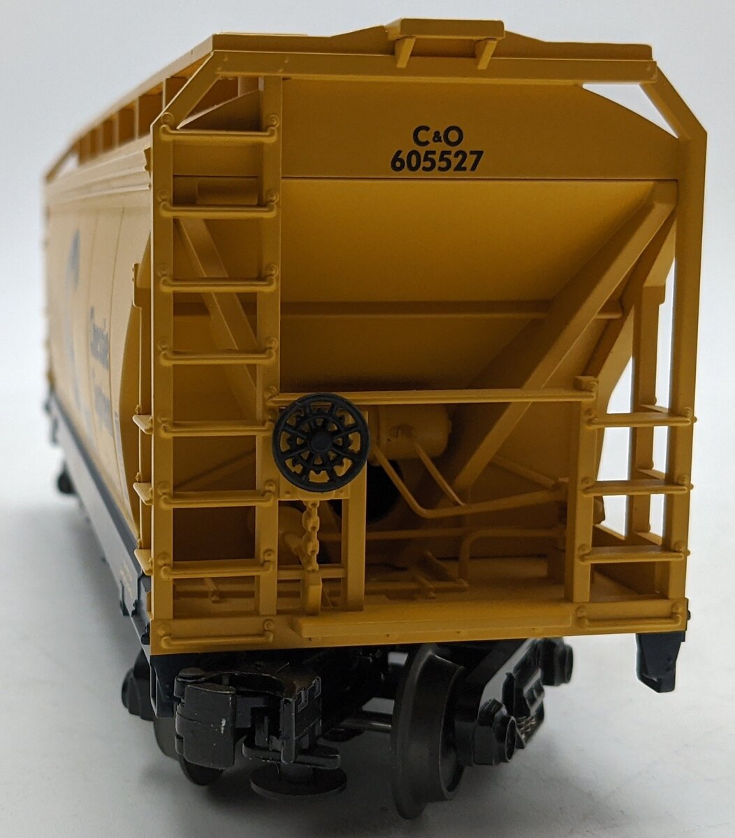 MTH 20-97422 O Gauge Chessie System 2-Bay Centerflow Hopper #605527 VG/Box