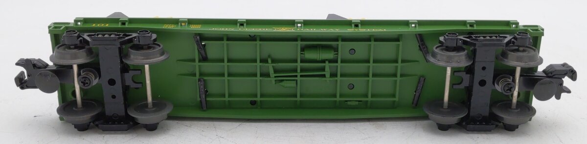 MTH 30-7028A O Gauge John Deere Flatcar w/Tractors #101 LN/Box