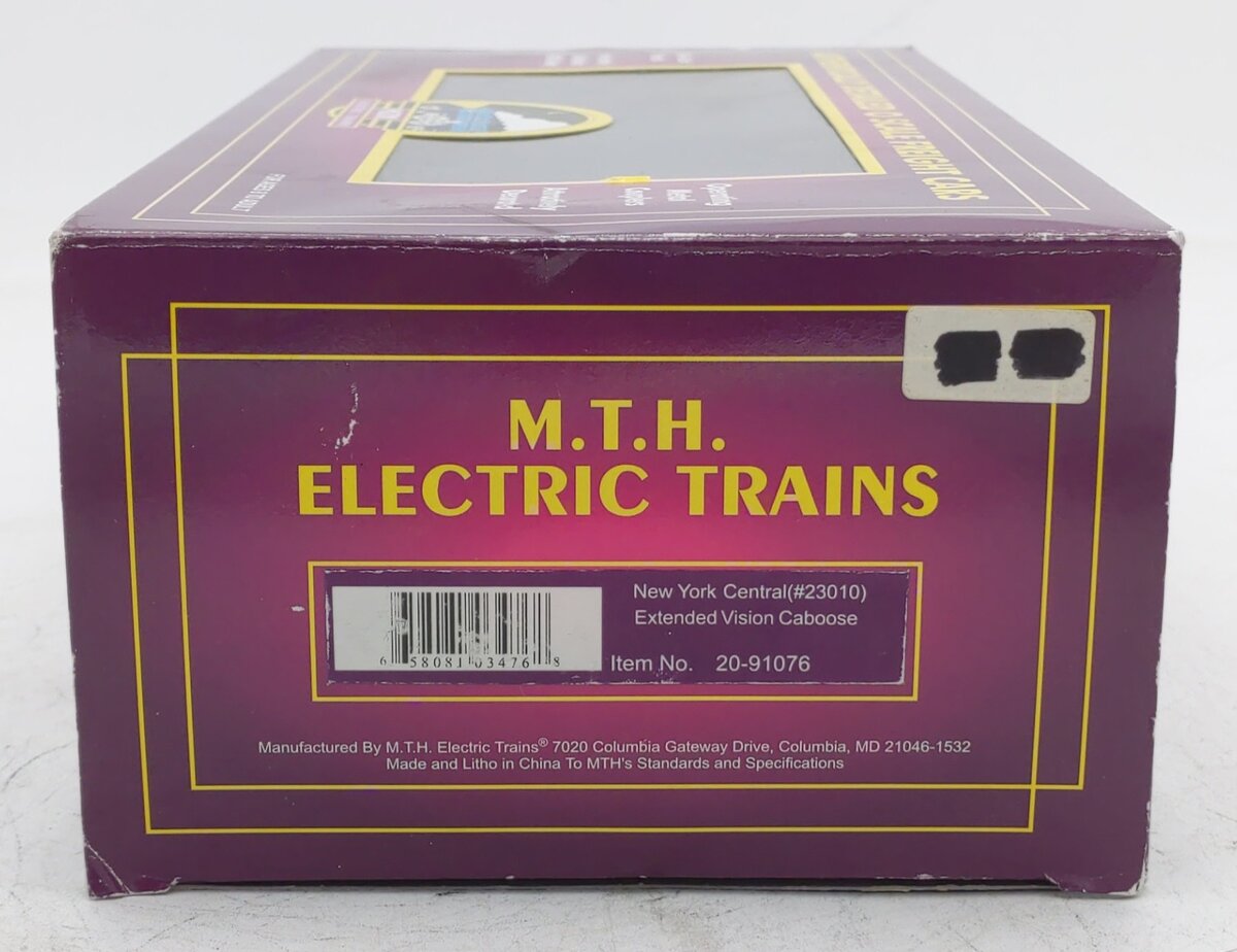 MTH 20-91076 O Gauge New York Central Extended Vision Caboose #23010 EX/Box