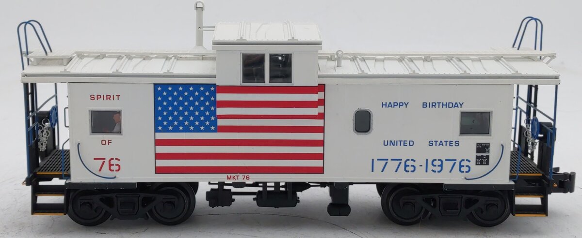 Atlas 3001265-1 O Missouri Kansas Texas Bicentennial EV Caboose #76 (3rd Rail) EX/Box