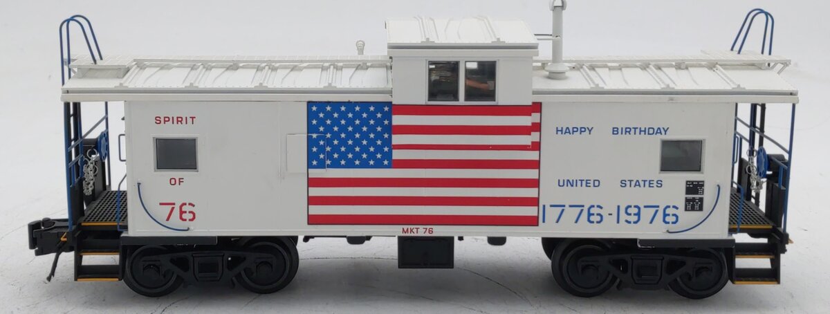 Atlas 3001265-1 O Missouri Kansas Texas Bicentennial EV Caboose #76 (3rd Rail) EX/Box