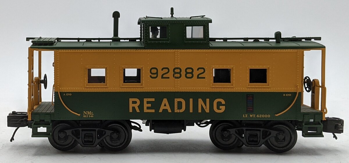MTH 20-91653 O Reading Center Cupola Steel Caboose #92882 LN/Box