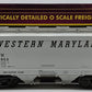 MTH 20-97867 O Western Maryland 2-Bay Centerflow Covered Hopper #604952 EX/Box