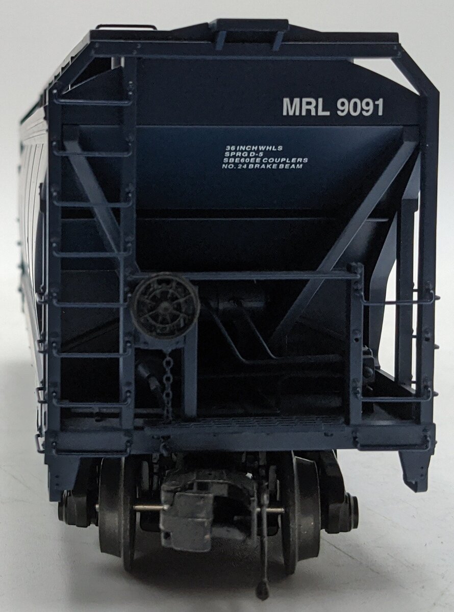 MTH 20-97866 O Gauge Montana Rail Link2-bay Centerflow Hopper Car #9091 EX/Box