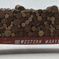 Atlas 3003405-3 O Pulpwood Flatcar Western Maryland #401 3-Rail LN/Box
