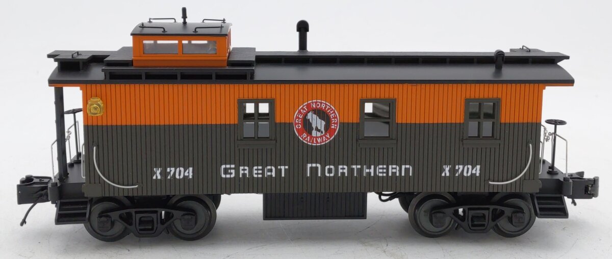 MTH 30-77253 O Great Northern Woodside Caboose #704 EX/Box