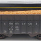 Weaver U27007LD O Gauge Pennsylvania Railroad Wood Chip Car #276500 (Custom)/Box