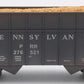 Weaver U27007LD O Gauge Pennsylvania Railroad Wood Chip Car #276500 (Custom)/Box