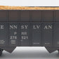 Weaver U27007LD O Gauge Pennsylvania Railroad Wood Chip Car #276500 (Custom)/Box