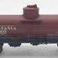 Atlas 3003846-1S O Gauge Pennsylvania 8,000 Gallon Tank Car #498605 (3 Rail) EX/Box