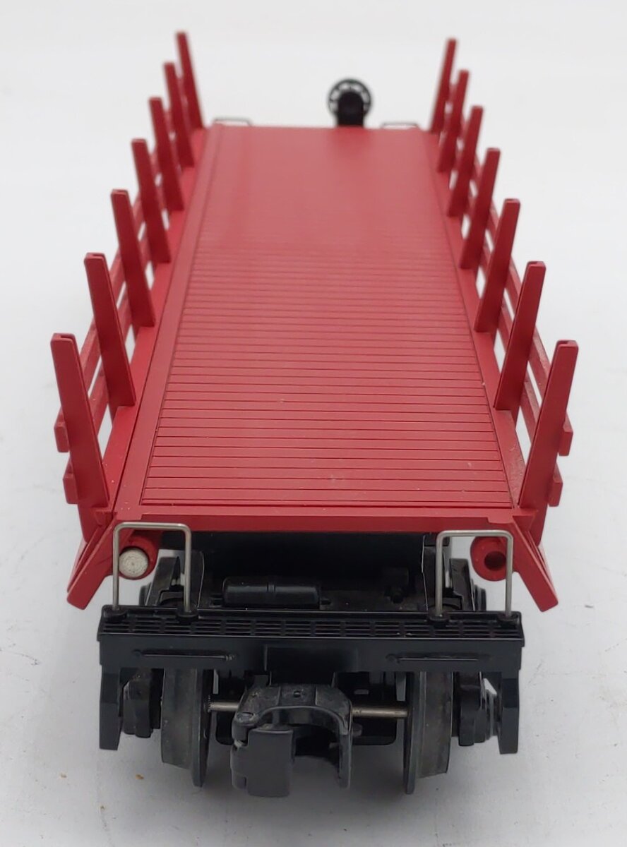 MTH 30-79451 O Gauge Santa Fe Operating Log Dump Car #187340 EX/Box