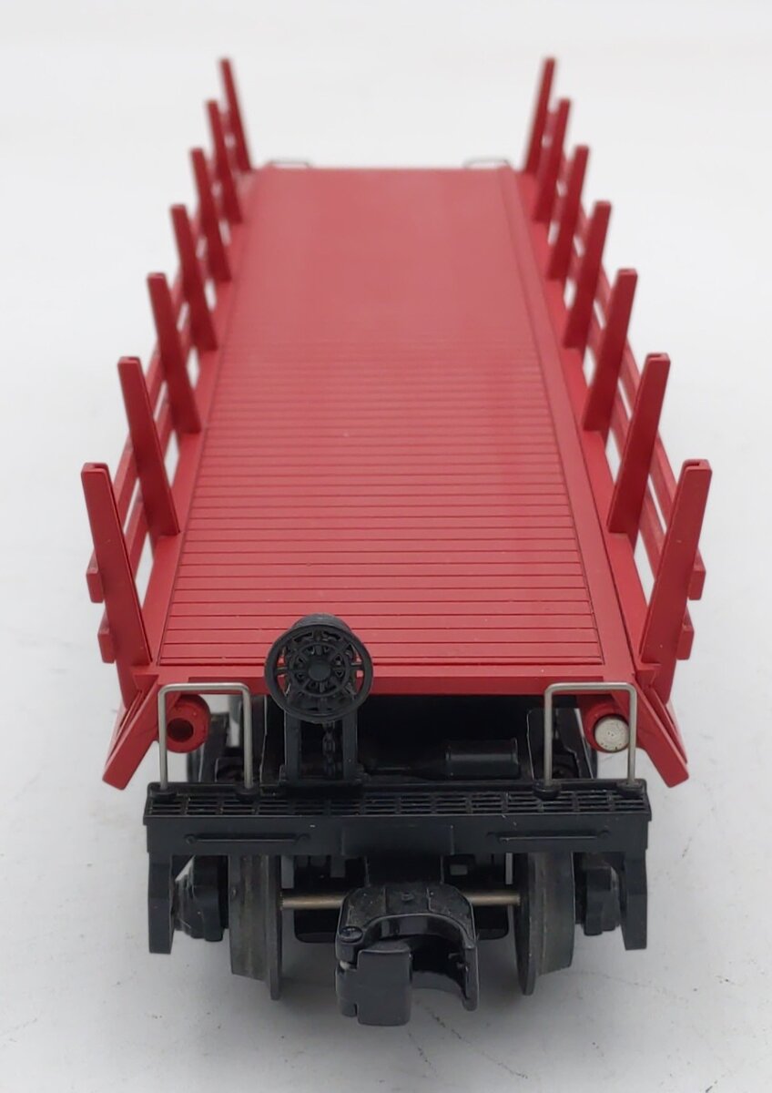 MTH 30-79451 O Gauge Santa Fe Operating Log Dump Car #187340 EX/Box