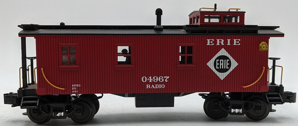 MTH 20-91068 O Erie 35' Woodsided Caboose #04967 EX/Box