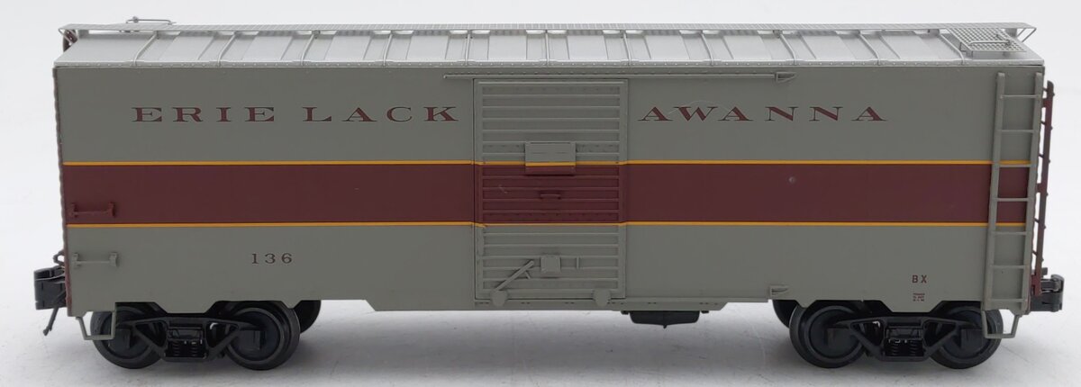 Atlas 3001815-2 O Gauge Erie Lackawanna 40' AAR Box Car #136 (3 Rail) EX/Box