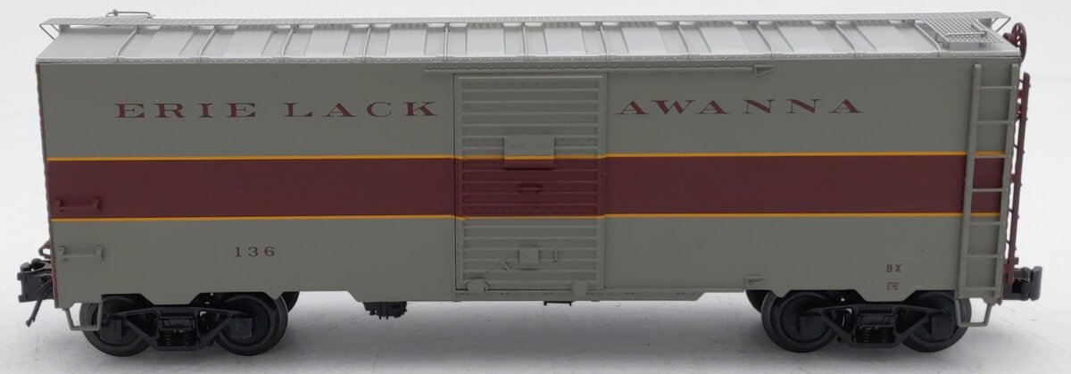 Atlas 3001815-2 O Gauge Erie Lackawanna 40' AAR Box Car #136 (3 Rail) EX/Box