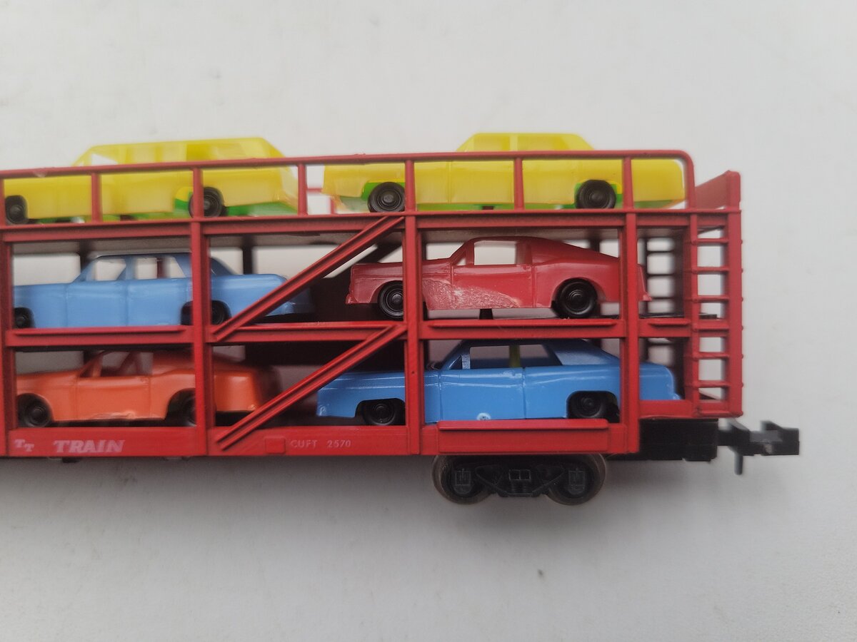 Trix 3151 N Scale Great Northern Auto Carrier #71014 EX/Box