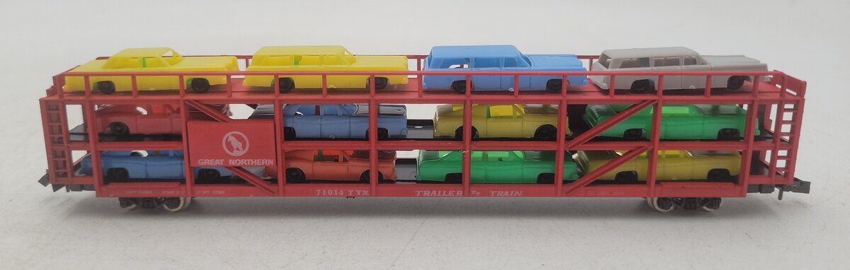 Trix 3151 N Scale Great Northern Auto Carrier #71014 EX/Box