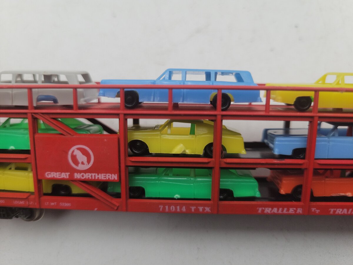 Trix 3151 N Scale Great Northern Auto Carrier #71014 EX/Box