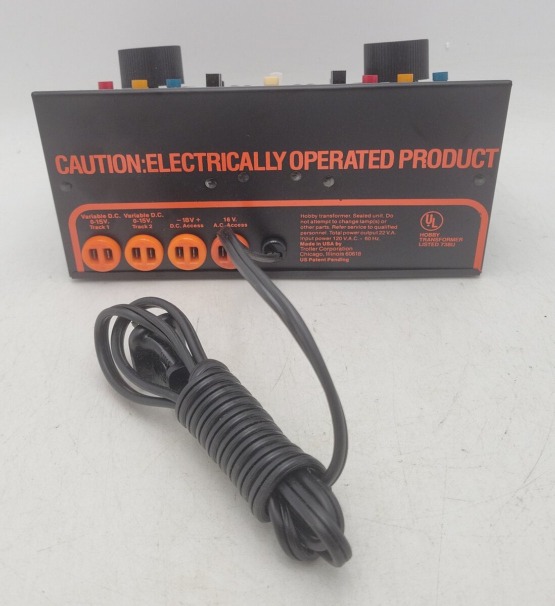 Troller 8000 Autopulse Twin Momentum 5 Transistorized Model Railroad Power Pack EX/Box