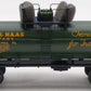 MTH 30-73543 O-27 Tank, Rohm & Haas Company #5381 LN/Box