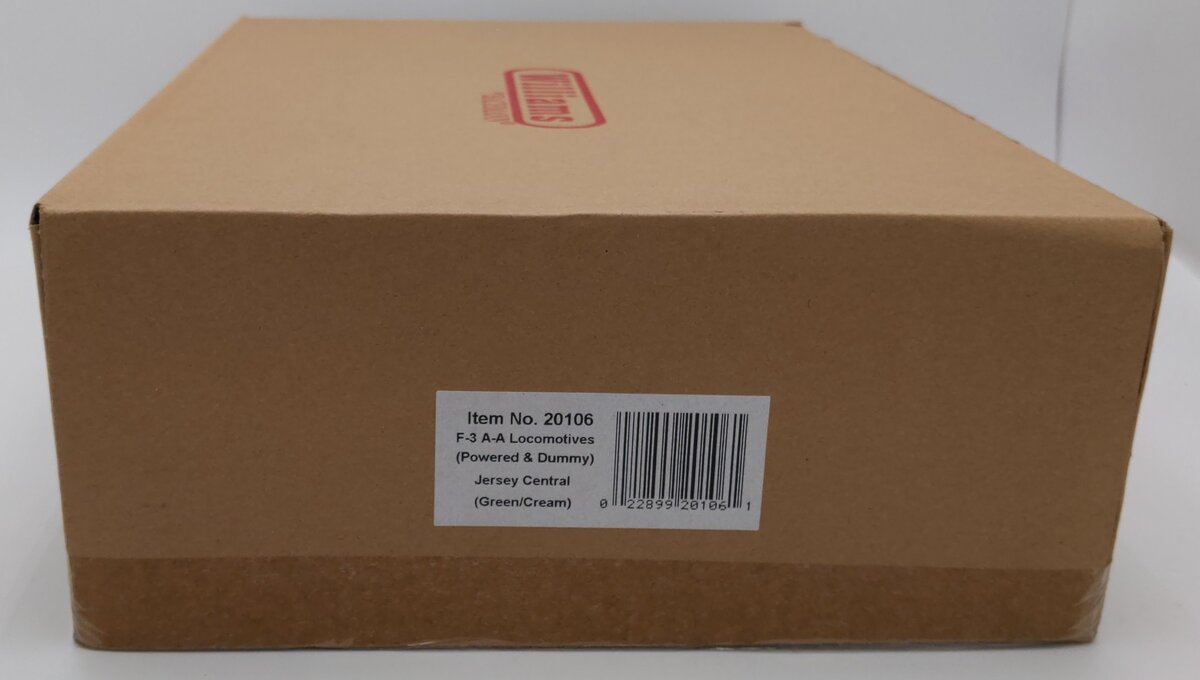 Williams 20106 O Jersey Central F-3 AA Diesel Locomotive Set #56, #51 MT/Box